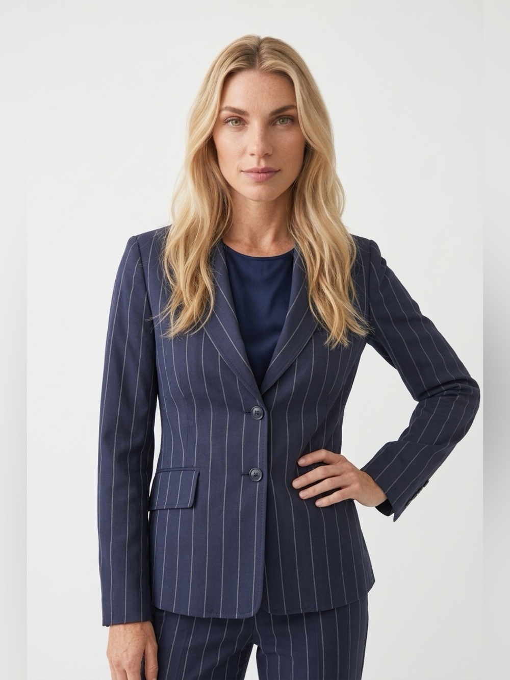 BCBG pinstripe blazer